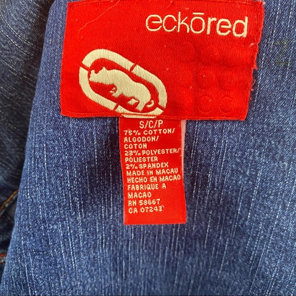 Eckōred Denim Jacket Size S - Picture 4 of 8